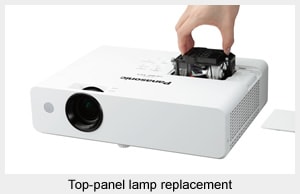 Máy chiếu Panasonic PT-LB382 dễ bảo trì thay đèn